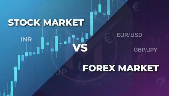 Stock market and forex comparison
